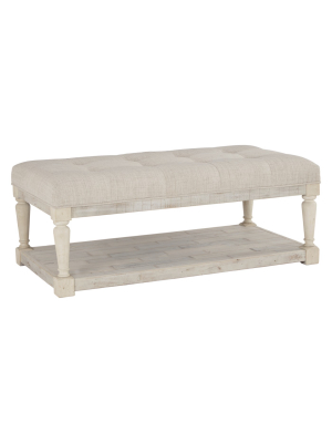 Shawnalore Ottoman Cocktail Table White - Signature Design By Ashley