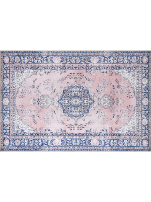 Pink Afshar Rug