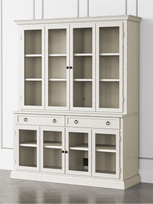 Cameo Dama 2-piece Entertainment Center With Glass Door