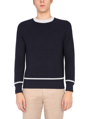 Brunello Cucinelli Contrast Detail Knitted Jumper