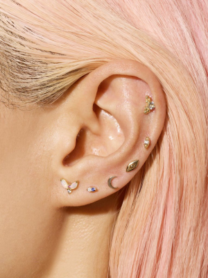 Crescent Piercing Earring