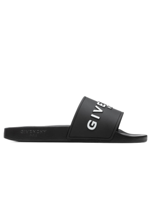 Givenchy Slide Flat Sandal - Black