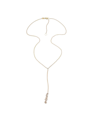 Addison Pave 14k Lariat