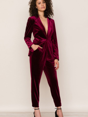 City Slicker Velvet Pants