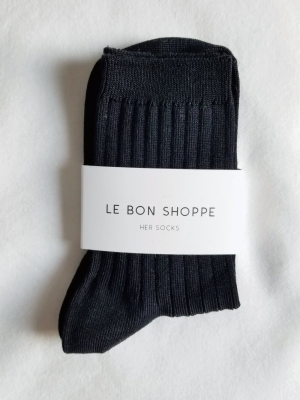 Her Socks By Le Bon - Black