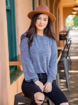 The Felicity Top - Navy