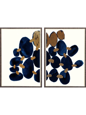 Zoe Bios Creative Lapis In Snow Diptych