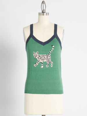 Nostalgic Bliss Knit Tank Top