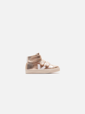 Veja Junior Esplar Mid Fur - Gold