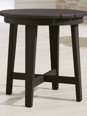 Vista Ii Black Adirondack Side Table