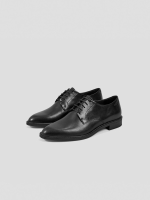 Vagabond - Frances Derby Shoe / Black Leather
