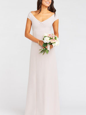 Zurich Knot Gown ~ Show Me The Ring Stretch Crepe