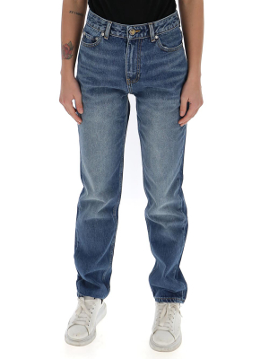 Ganni High-rise Straight-leg Jeans