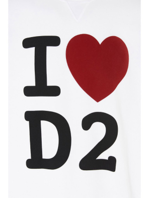 Dsquared2 I Love D2 Print Sweatshirt