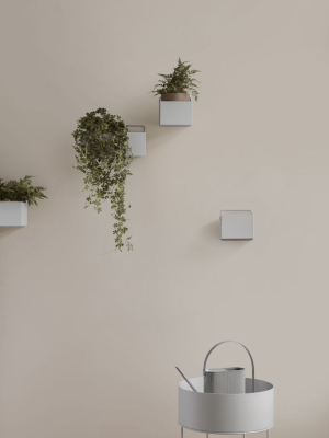 Square Wall Box In Light Grey