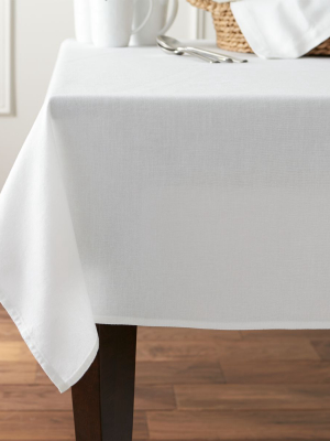 Abode White Square Tablecloth