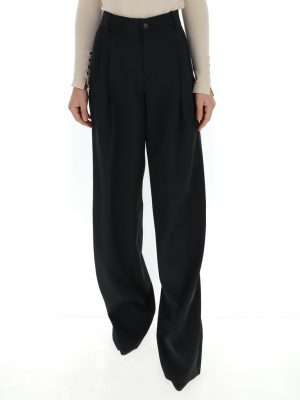 Saint Laurent High-waisted Wide Leg Trousers