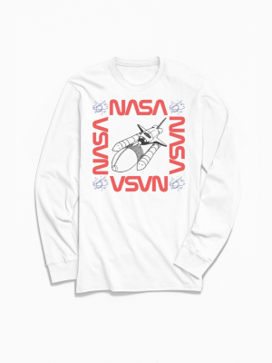 Nasa Rocket Launch Long Sleeve Tee