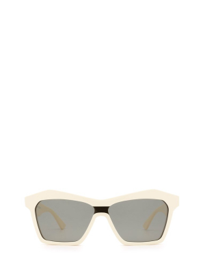 Bottega Veneta Eyewear Geometric Frame Sunglasses