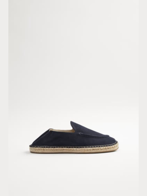 Jute Sole Leather Espadrilles