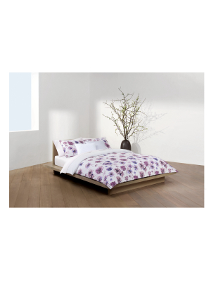 Watercolor Bloom Reversible Comforter Set