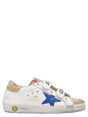 Golden Goose Kids Old School Velcro Strap Sneakers