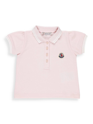 Moncler Enfant Logo Embroidered Polo Shirt