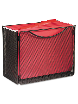 Safco Desktop File Storage Box Steel Mesh 12-1/2w X 7d X 10h 2169bl