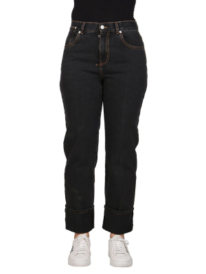 Alexander Mcqueen Straight Leg Jeans