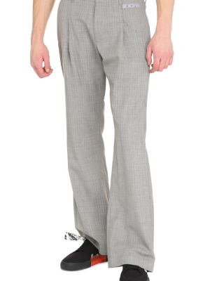 Off-white Tailored Checked Trousers