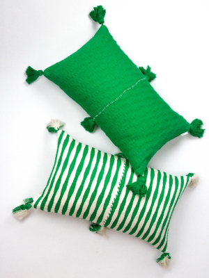 Archive New York Grass Green Antigua Pillow
