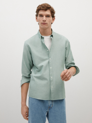 Regular Fit Oxford Cotton Shirt