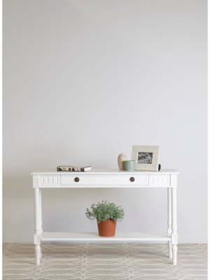 Evangeline Console Table White - East At Main