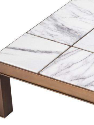 Eichholtz Tardieu Coffee Table - Bronze & White