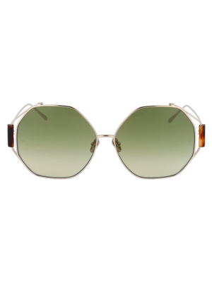 Linda Farrow Marie Oversized Sunglasses