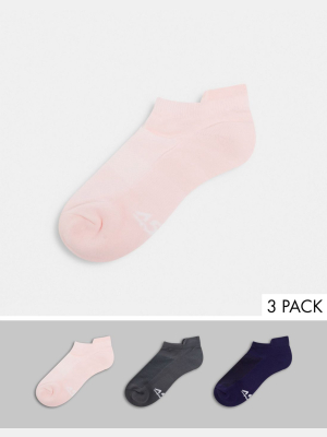 Asos 4505 Run Sneakers Socks With Anti-bacterial Finish 3 Pack