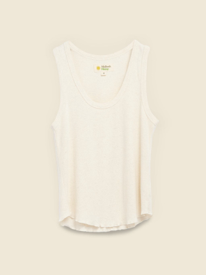 Hemp Rib Tank - Natural