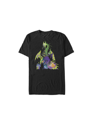 Men's Sleeping Beauty Maleficent Dragon T-shirt