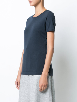 Short Sleeve Crewneck T-shirt In Pima Cotton