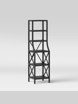 Fairmont Linen Tower Black - Threshold™