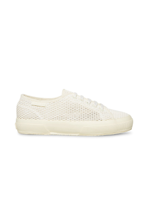 2750 - Mesh Leather Off White Fabric
