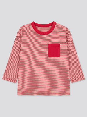 Toddler Crew Neck Long-sleeve T-shirt