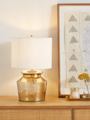 Amber Table Lamp