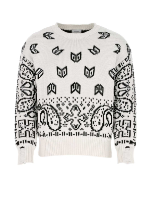 Rhude Paisley Printed Knit Sweater