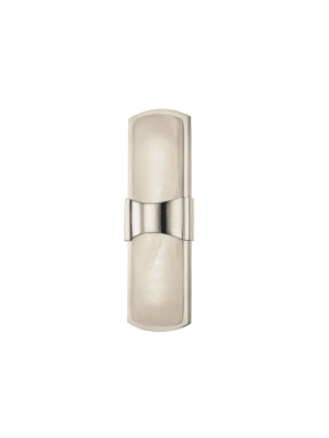 Valencia 1 Light Led Wall Sconce Polished Nickel