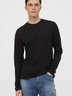 Long-sleeved Regular Ft Shirt