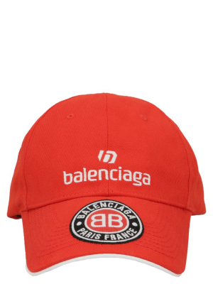 Balenciaga Sponsor Logo Baseball Cap