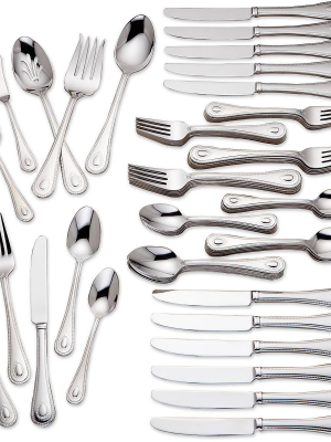 French Perle 65-piece Flatware Set
