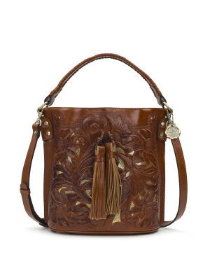 Otavia Bucket Crossbody - Cutout Tooled