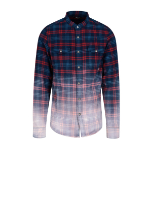 Balmain Ombre Checked Shirt